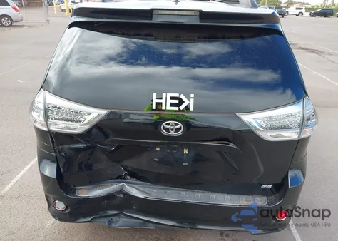 2018 Toyota Sienna Se 8 Passenger from USA, damaged, VIN 5TDXZ3DC4JS953822